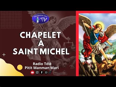 Mercredi Septembre Chapelet Saint Michel Archange Youtube