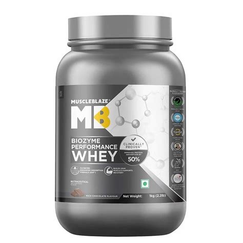 muscleblaze mb biozyme performance whey protein  kg  piece