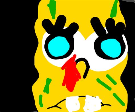 Aw Hell Naw Spunch Bob Took Benadryls Drawception