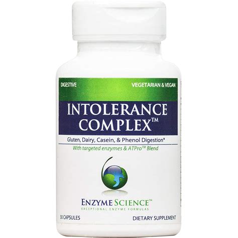 Enzyme Science - Intolerance Complex, Gluten, Dairy, Casein, and Pheno