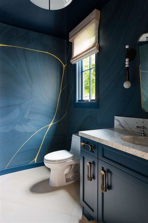 Going Bold 20 Contemporary Powder Rooms In 10 Spectacular Colors Decoist