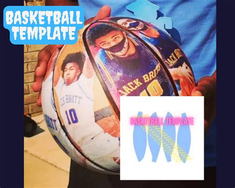 Basketball Template | Custom Basketball Template | Photo Basketball
