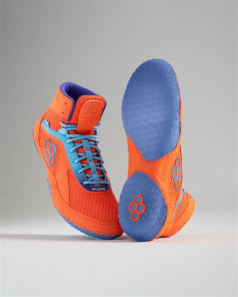 RUDIS Jordan Burroughs Alpha 2.0 Wrestling Shoes - World Wide Orange