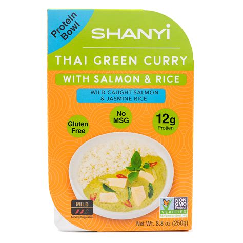 Get Shanyi Thai Green Curry With Salmon And Jasmine Rice Mild Delivered