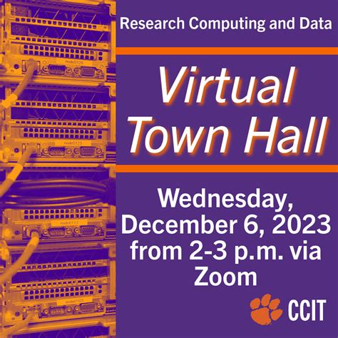 Research Computing And Data Announces Updates Virtual Town Hall On