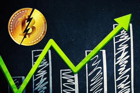 Premium Photo Bitcoin Price Chart Showing Uptrend After Bitcoin