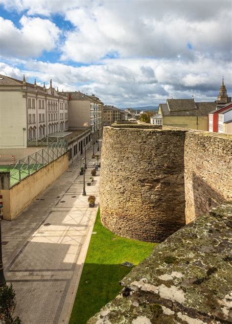 Roman Walls of Lugo in Spain Stock Photo - Image of historic, roman: 274512136