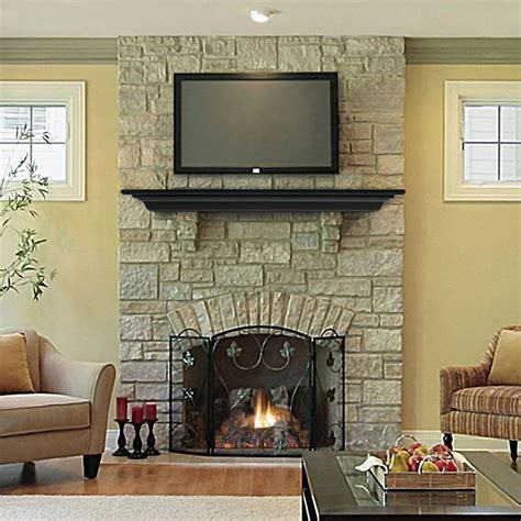 Pearl Mantels Crestwood Transitional Fireplace Mantel Shelf 618 72b