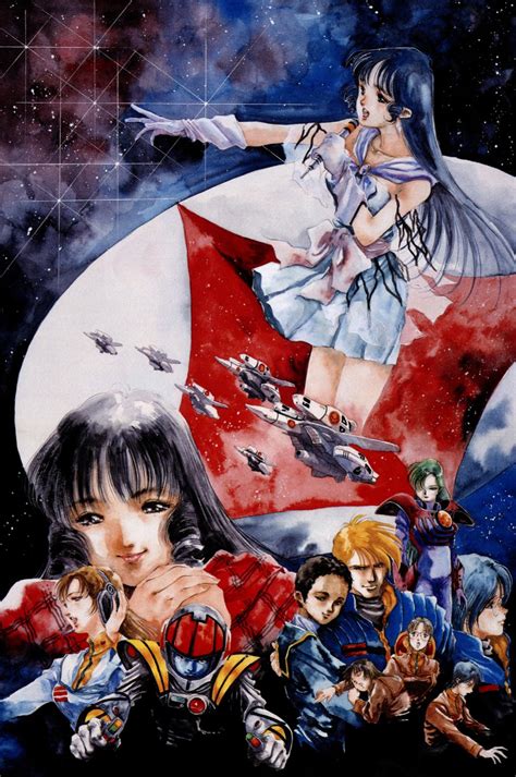 macross main characters   remember love poster dyrl inxin