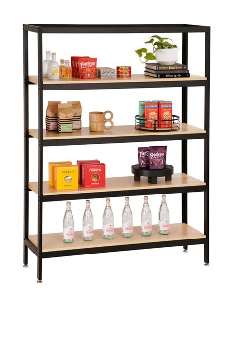 Blonde Merchandiser Rack Cal Mil