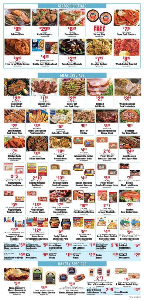 Print Weekly Specials Piggly Wiggly Piggly Wiggly Hamlet 105 W