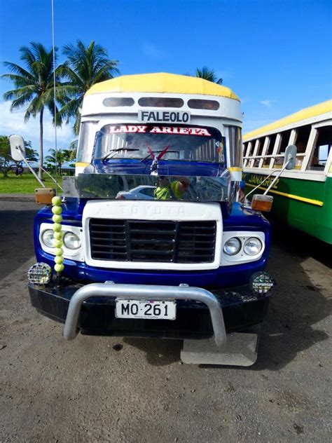 Samoa Colorful Samoan Buses Travel2unlimited