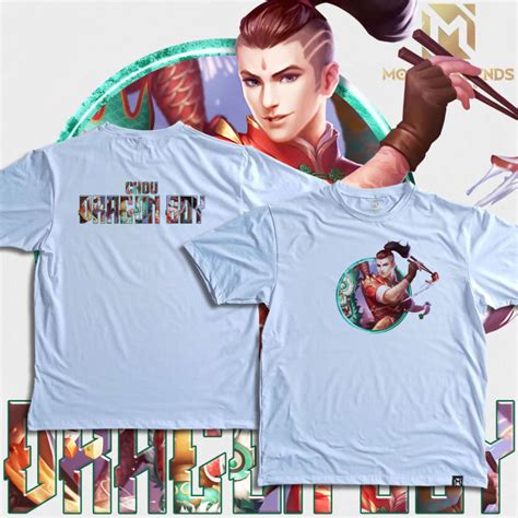 Chou Dragon Boy T Shirt MLBB Tees Mobile Legends Bang Bang T Shirts