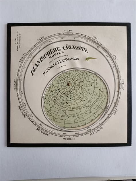 Camille Flammarion Planisphère Céleste Mobile 1920 Catawiki