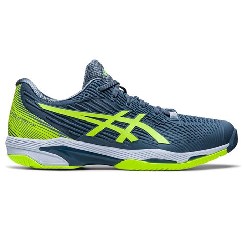 Asics Solution Speed Ff 2 Erkek Mavi Yeşil Tenis Ayakkabısı 1041a182 402