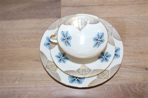 Sammeltasse Er Set Bavaria Schirnding Gold Blau Blume Ebay