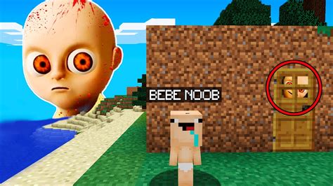 BEBÉ NOOB vs BEBÉ AMARILLO en Minecraft The Baby in Yellow en