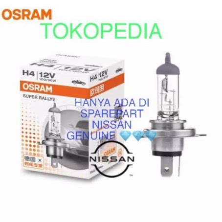 Jual Terlaris H4 H 4 Bohlam Head Lamp Lampu DEPAN Mobil Halogen OSRAM