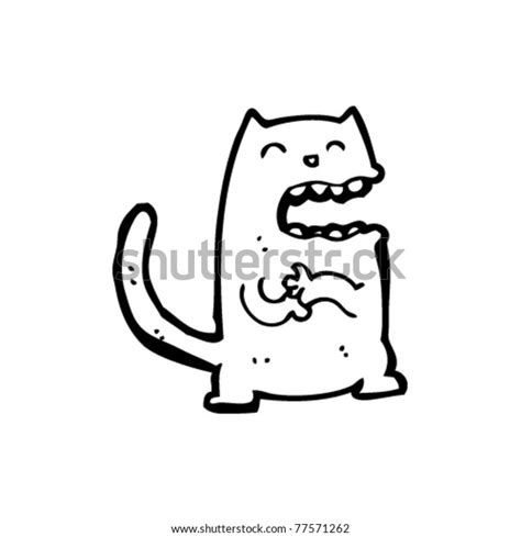 Laughing Cat Cartoon Stock Vector (Royalty Free) 77571262 | Shutterstock