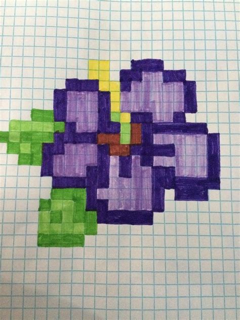 Graph Paper Drawings Graph Paper Art Easy Drawings Perler Bead