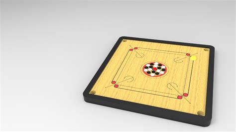 Carrom Board Cad Block