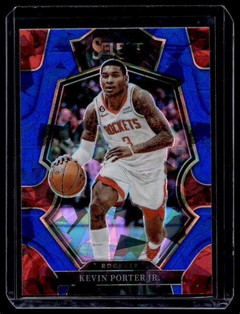 Panini Select Kevin Porter Jr Blue Cracked Ice Prizm Premier