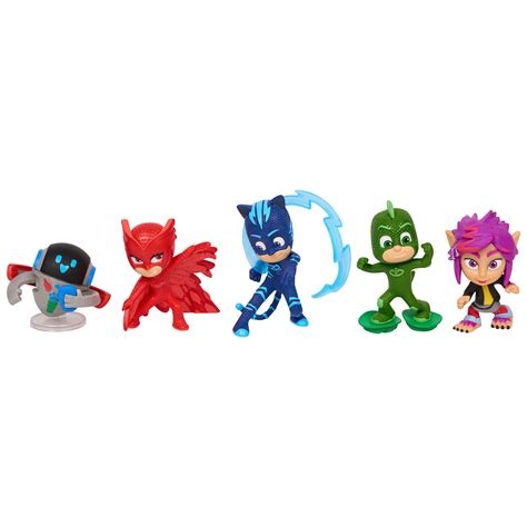 Pj Masks 3 Inch Collectible Figures 5 Piece Set Includes Catboy