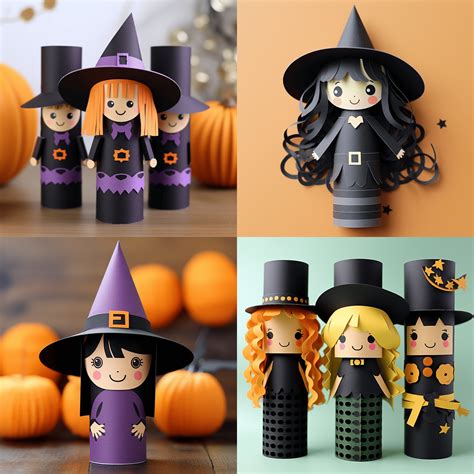 Halloween Paper Tube Crafts | Halloween paper crafts, Fun halloween