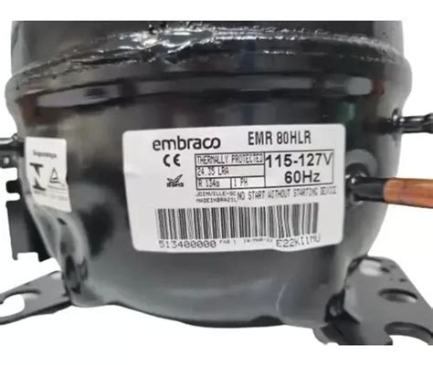 Compressor Embraco Hp Emr Hlr R A V Novo Parcelamento