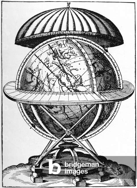 Image Of Tycho Brahe 1546 1601 Celestial Globe 1598