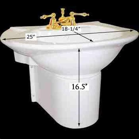 Half Wall Pedestal Sink Wall Mount Bathroom Basin White