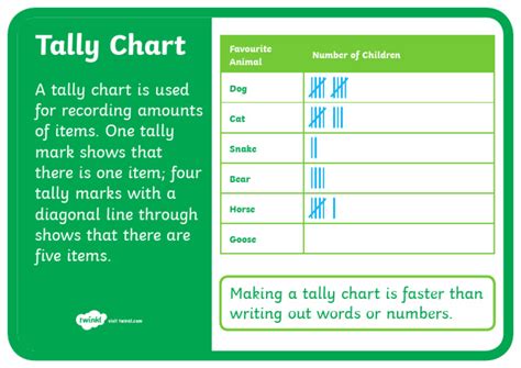 Tally Chart Display Poster | PDF