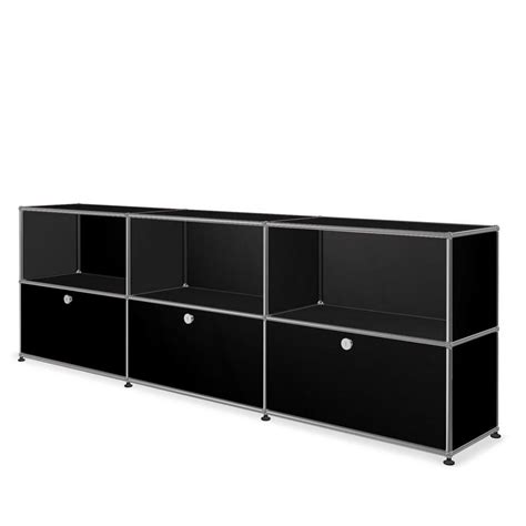 Usm Haller Sideboard Xl Customisable Graphite Black Ral Open