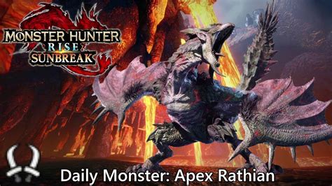 Daily Hunt 195 Apex Rathian MH Rise Sunbreak YouTube