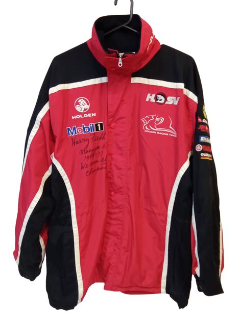 Hrt Jacket Holden Racing Team Hsv Size L Signed Harry Firth Peter