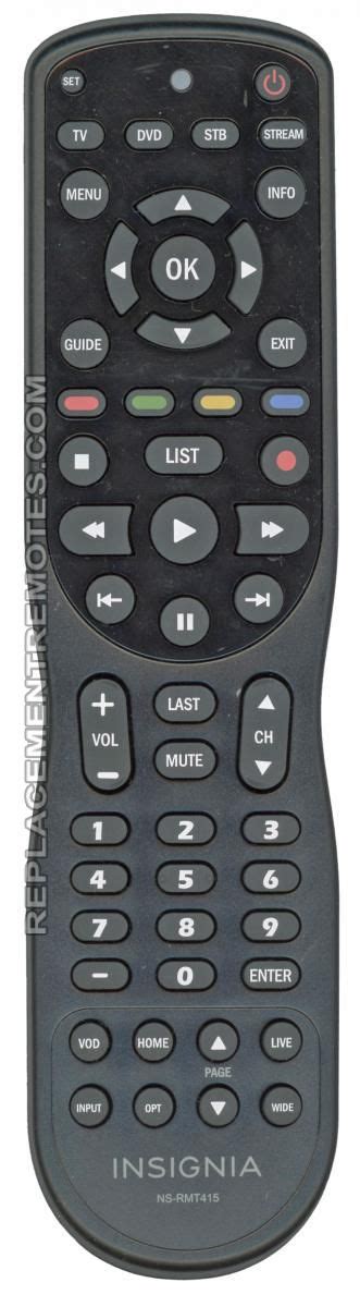 Buy Insignia Nsrmt415 Ns Rmt415 4 Device Universal Remote Control