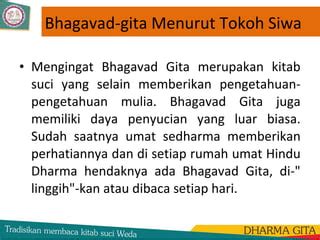 Tradisi Membaca Kitab Suci Weda PPT