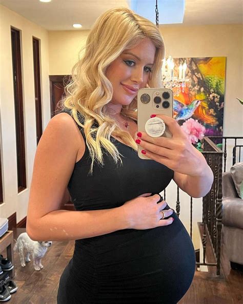 Pregnant Heidi Montag Pratt Shows Off Baby Bump At Weeks Photo