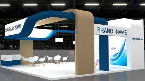Exhibition Booth Stand 3D Model Trade Show 3D Model by unrealdeveloper