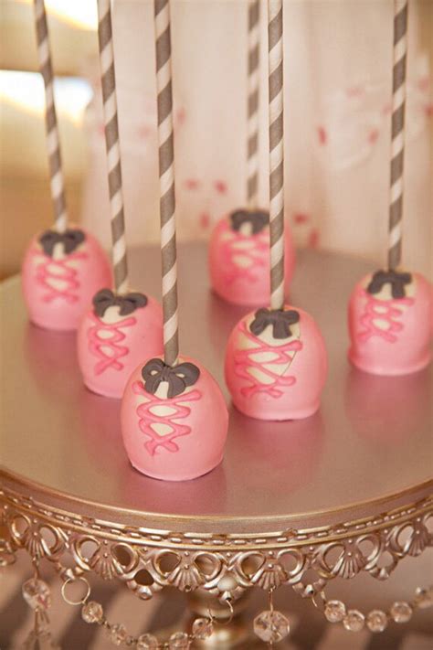 Pink Ballerina Cake Pops By Just Baked Sweets Catch My Party