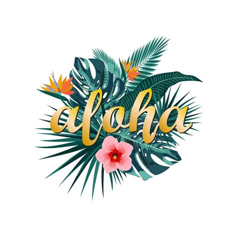 Aloha Hawaii El Mejor Dise O Creativo Del Vector Para El Cartel