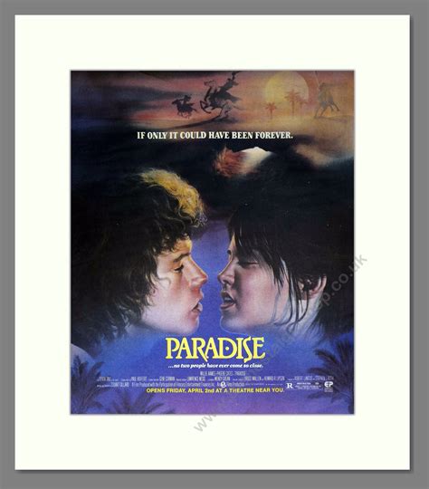 Paradise - Phoebe Cates. Vintage Advert 1982 (ref AD302207) – The