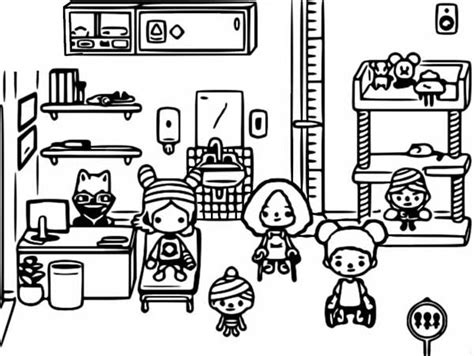 Desenho Toca Life World - 35+ Desenhos do Toca Life World para Imprimir e Colorir/Pintar