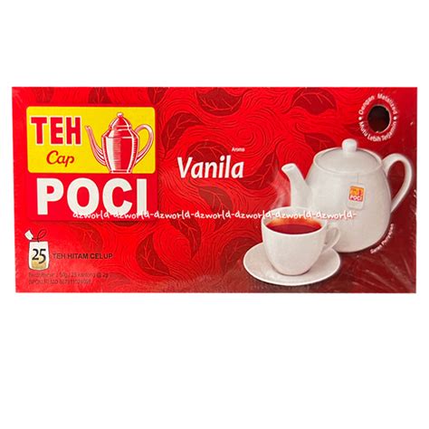 Jual Teh Cap Poci 25teh Hitam Celup Rasa Vanila Vanilla Tea Teh Celup