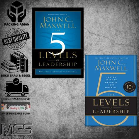 Jual Buku The 5 Levels Of Leadership By John C Maxwell Mulyagalery Kota Depok Mulya Galery