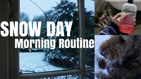 Productive And Cosy Snow Day Morning Routine Productive Vlogmas Day 12