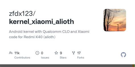 GitHub Zfdx123 Kernel Xiaomi Alioth Android Kernel With Qualcomm CLO