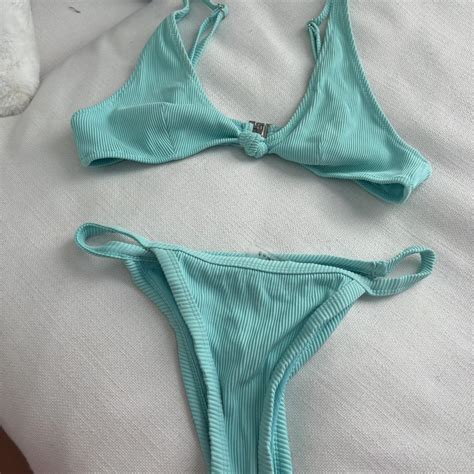 White Fox Bikini Set Size XS Worn Once Such A Depop