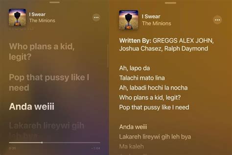 Apple Music Shows Explicit Lyrics For I Swear Minions Song From