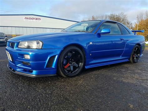 Blue Nissan R34 Nissan R34, Nissan Gtr Skyline, Epic, Abs, Bmw Car ...